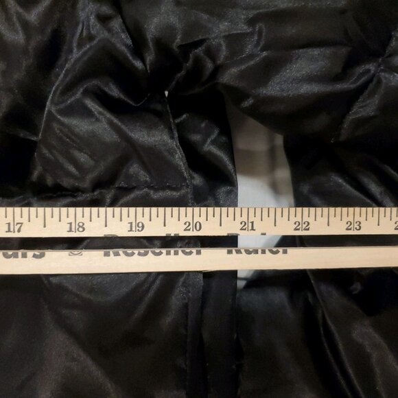 OROLAY Thickened Duck Down Jacket Womens Small Black Puffer Coat w/ Hood $140 - Picture 8 of 9